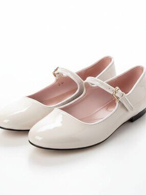 Zara Patent Leather Mary Jane Flats Size 38